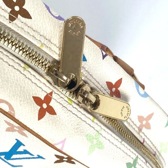 LOUIS VUITTON M92663 MonogramMulticolore Trueville Bag Hand Bag Blanc White - Picture 13 of 14
